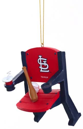 St. Louis Cardinals Official MLB 4 inch x 3 inch Stadium Seat Ornament St. Louis Cardinals Official MLB 4 inch x 3 inch Stadium Seat Ornament
