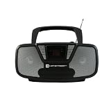 Hip Street HS-BB008 Portable CD Boombox with AM/FM Radio