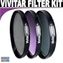 Vivitar Series 1 Multi-Coated 3 Piece Filter Kit (UV, CPL, FLD) Includes Nylon Filter Wallet For The Canon Optura 200MC, 100MC, 10 Mini Dv Camcorders