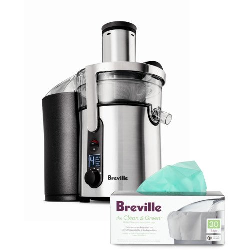 Breville HeavyGrade Polymer Ikon Juice Fountain with Free Pulp