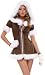 Eskimo Kisses Sexy Holiday Party Costume (Brown;Large/X-Large)