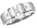 Diamond Men's Ring 1/6 Carat (ctw) in White Gold 7mm