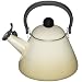 Le Creuset Kone Kettle with Whistle, Almond 1.6 Litre