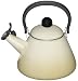 Kitchen & Housewares : Le Creuset Kone Kettle with Whistle, Almond 1.6 Litre