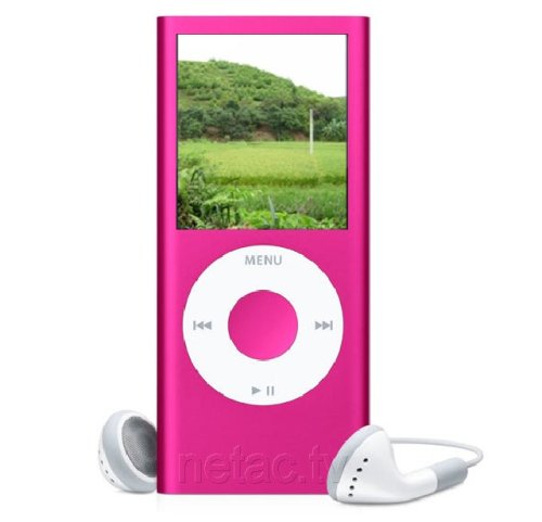 Childrens Toyshop  Electronics : Ricco 2GB 1.8" LCD TFT MP3 AUDIO & MP4 VIDEO PLAYER FM REC EBOOK (PINK) + FREE SILICON CASE