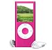 Electronics : Ricco 2GB 1.8' LCD TFT MP3 AUDIO & MP4 VIDEO PLAYER FM REC EBOOK (PINK) + FREE SILICON CASE