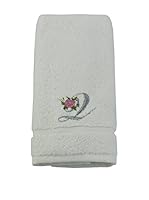 Bottega Tessile Toalla De Manos Monogram (Gris Claro Q)