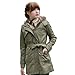 Hee grand Women Winter Faux Fur Coat Winter Coats for Women Warm Parka Jackets for Women Hood Jacket Army Green M 8