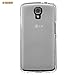 Spots 8 For LG Volt LS740 Premium Elastic Durable Slim Flexible TPU Protector Gel Case With Screen Protector - Frosted Clear - Retail Packaging