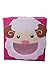 Clever Creations Cute Smiling Sheep Collapsible Toy Storage Organizer Toy Box Folding Storage Cube for Kids Bedroom | Perfect Size Storage Cube for Books, Kids Toys, Baby Toys, Baby Clothes