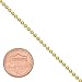 2mm 14k Gold Plated Ball Chain Necklace, 24