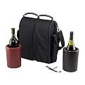 Caddy-O Cloth Dual Wine Tote - Black