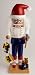 Decorative Christmas Nutcracker - Santa's helper (11.4 inches)