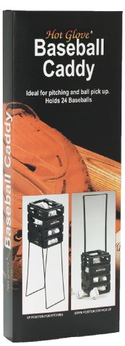 Unique Hot Glove Baseball Caddy, Holds 24 Baseballs
