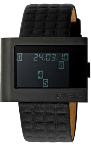 ROSATO LCD-DAMENARMBANDUHR SHUTTER BLACK-BLUE, R112 Preisvergleich