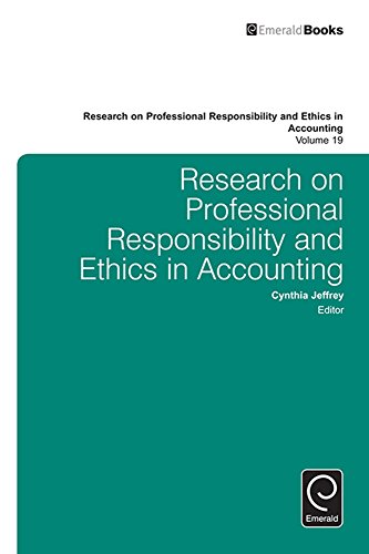 Research on Professional Responsibility and Ethics in Accounting: 19
