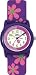 Timex Children's T89022 Purple Cloth Quartz Watch with White Dial