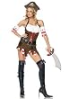 4PC First Mate Pirate Sexy Holiday Party Costume