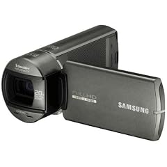 Samsung HMX-Q10 Full HD Camcorder (10-fach opt. Zoom, 6,85 cm (2.7 Zoll) Display, Touchscreen, bildstabilisiert) silber