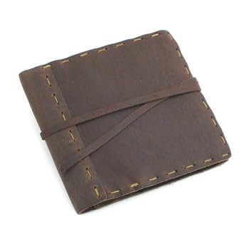 Genuine Leather CD / DVD Storage Case - Hand made in the USA