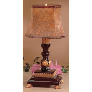 Wholesale Candles- CANDLE LAMP, TROPICAL W ANTIQUE HOLDER 15 Tall (6PIECE CASE PACK) by Mangomoonwholesale