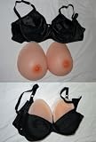 シリコンおっぱい/人工乳房　専用ブラジャー　黒色85サイズ シリコンブラ