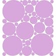 Purple Perk Polka Dot Peel & Stick Wall Pops Stickers