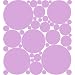 Purple Perk Polka Dot Peel & Stick Wall Pops Stickers