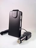 ** Pour SAMSUNG S8530 WAVE 2 ** Housse Etui Coque de protection cuir noir + Chargeur voiture Allume-cigare de QUALITE VERITABLE