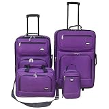 Hercules Jetlite 4-pc. Luggage Set S/4 PURPLE