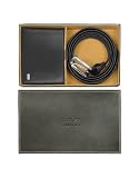 Gianfranco Ferre Black Signature Leather Billfold Wallet and Belt Set
