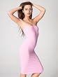 American Apparel Cotton Spandex Jersey Strapless Ruched Dress