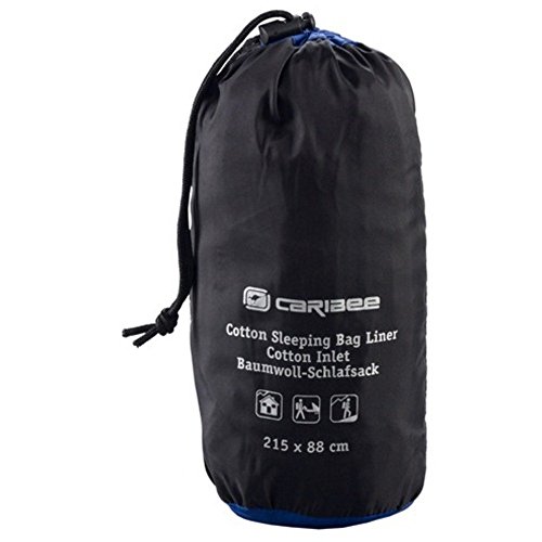 Caribee Cotton Sleeping Bag Liner - Charcoal (1253)