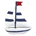 RAYHER - Metall-Segelboot, 7x8,5x2 cm