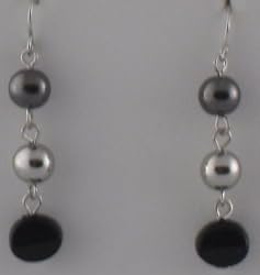 Tri-spheres Earrings