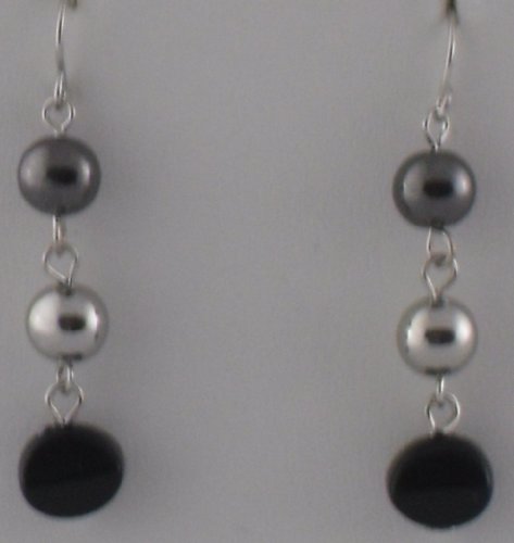 Tri-spheres Earrings