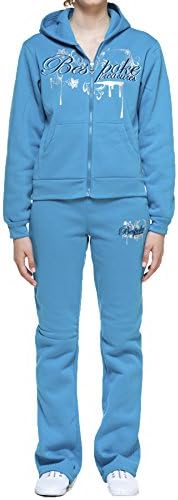 Women's Junior Fitness 2 Piece Active Wear Suit Swalosky by Gazoz Turquoise X-Large