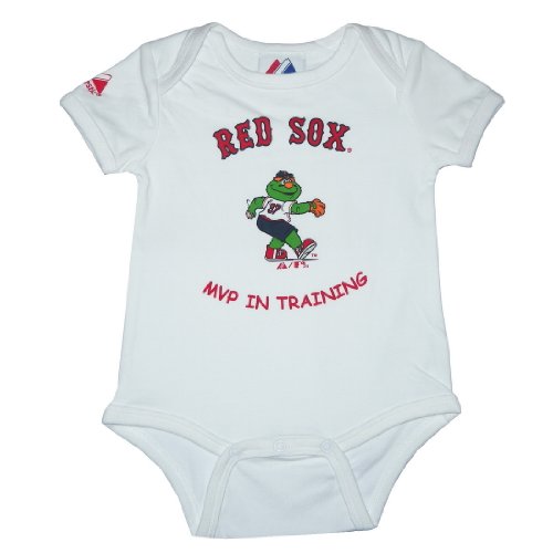 Majestic Boston Red Sox MLB Baby / Infant One-Piece Bodysuit / Romper / Onesie (Size: 18)