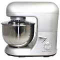 Andrew James 1000 WATT Electric Food Stand Mixer With Splash Guard and 5.2 Litre Bowl + FREE Spatula + FREE 128 Page Food Mixer Cookbook