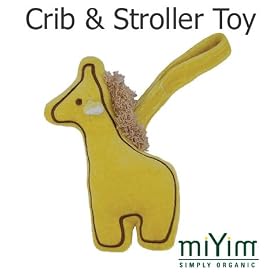 Miyim Organic Cotton Giraffe Crib/Stroller Toy