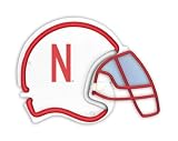 Nebraska Huskers Neon Football Helmet Light