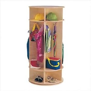 Revolving Coat Locker - 5 Sections
