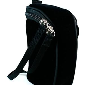 Classy Style Minidv Handycam Camcorder Case for Sanyo Xacti Vpc-e2 Sanyo Xacti Hd1010 Sanyo Vpc-fh1 Sanyo Vpc-cg10 and More. Black