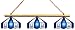 Imperial Indianapolis Colts Licensed Three Shade Stained Glass Billiard Table Lamp