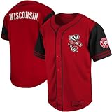 NCAA Wisconsin Badgers Youth Rally Baseball Jersey - Cardinal (Large)