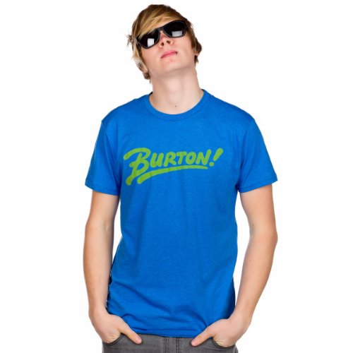 Burton Herren T-Shirt Joystick Slim, heather swedish blue, L, 267233
