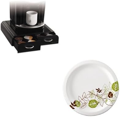 KITDXEUX9WSPKEMSVUETRY01BLK - Value Kit - Ems Mind Reader Llc Anchor Single Serve Storage System (EMSVUETRY01BLK) and Dixie Pathways Mediumweight Paper Plates (DXEUX9WSPK)