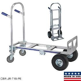 Buy 51.75 H 10 PneuWheel 5 Cstrs 600 1200lbCap Alum Hand Truck by Wesco now!
