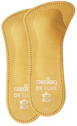 Pedag 123 De Luxe 3/4 Leather Orthotic with Metatarsal Pad, Longitudinal Arch Support, Tan, Women's 9 On Sale