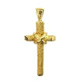 14K Gold Vintage Cross Pendant